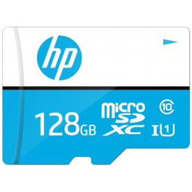 Karta pamięci HP MicroSDXC 128GB HFUD128-1U1BA - Class 10 UHS-I|U1, Biała, Niebieska